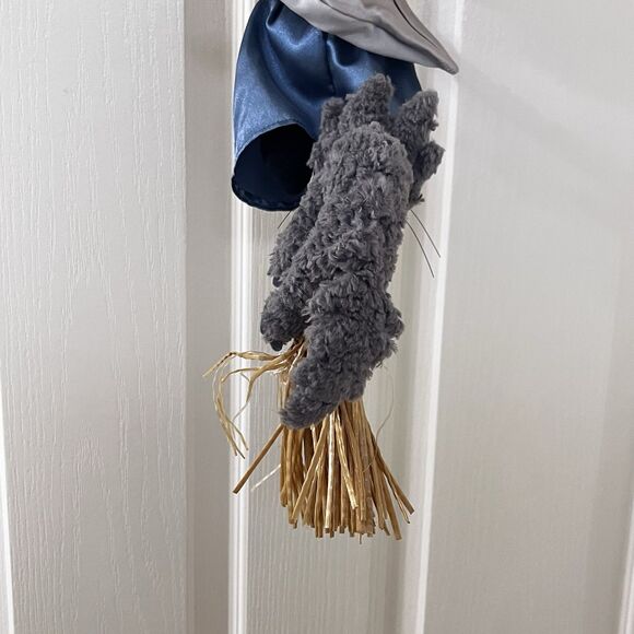 Vintage Applause Witch Lisa Simpson on Flying Broom with Cat Plush Halloween - Picture 11 of 16